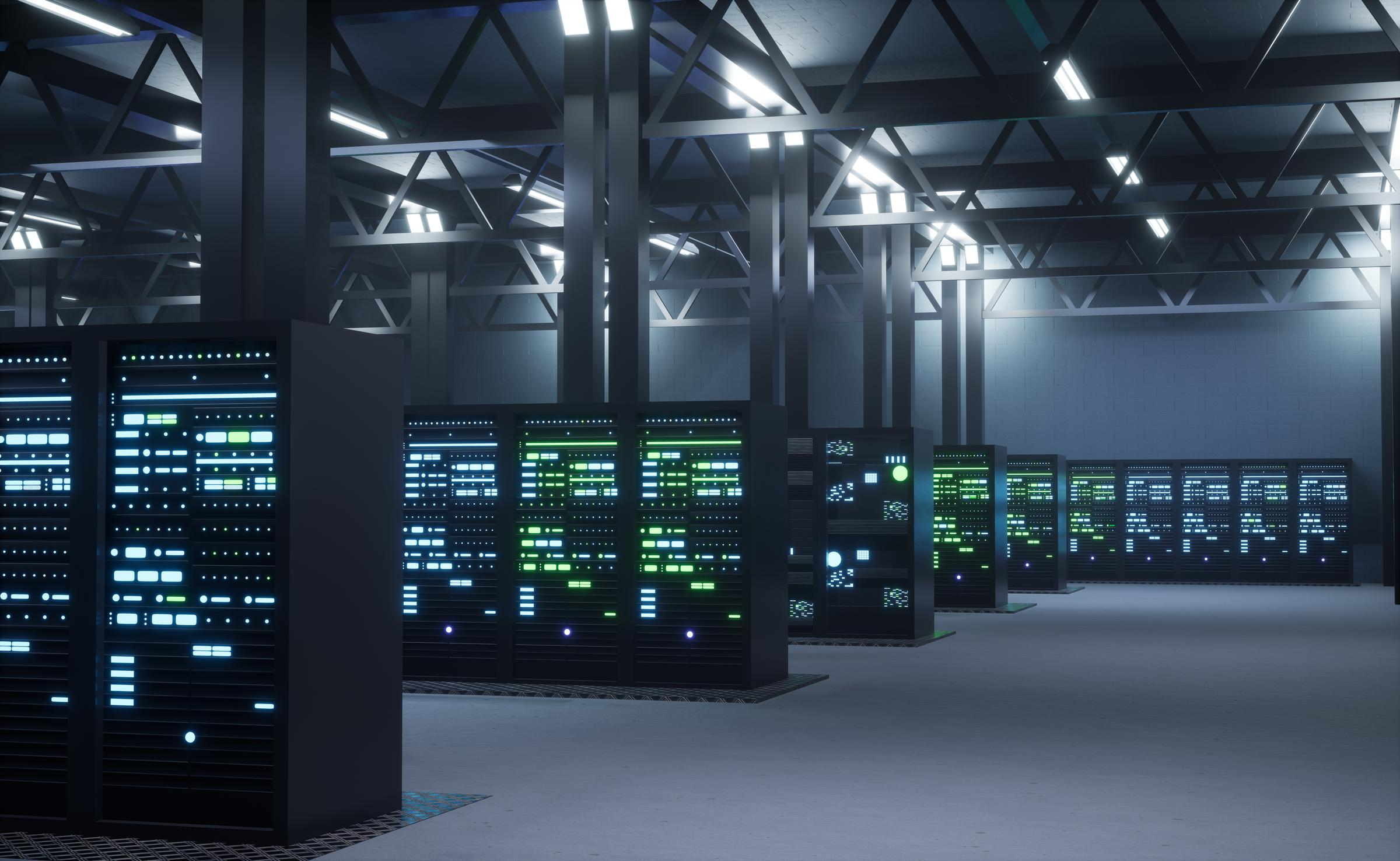Enterprise data center server hall